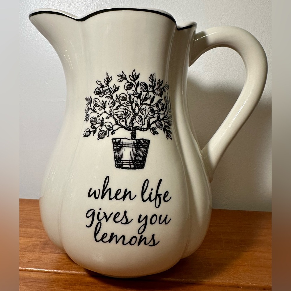 Andrea by Sadek Southern Hospitality Colonial When Life Gives you lemons Pitcher